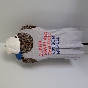 Chicago Cubs racer back tank womens size L